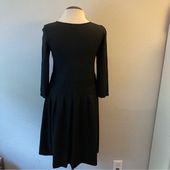 Theory Black Wool Blend Dress 12 - Picture 6 of 11